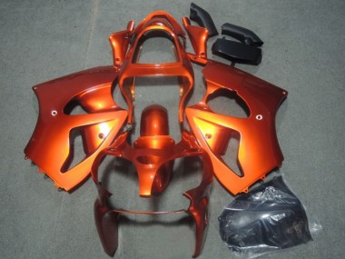 Orange 2000-2002 Kawasaki ZX6R Motorcycle Fairings