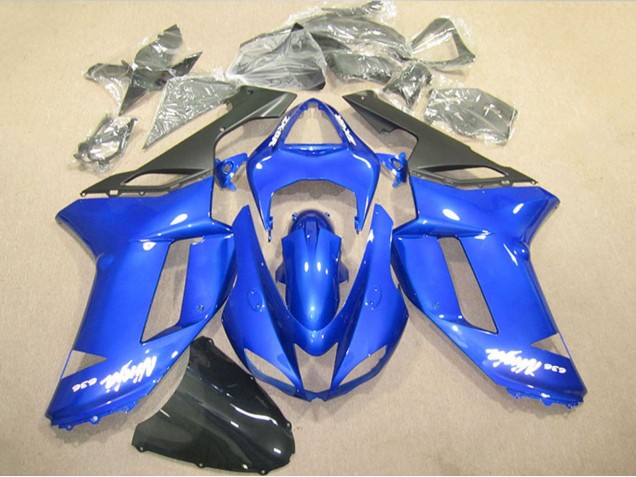 Blue Ninja 636 2007-2008 Kawasaki ZX6R Motorcycle Fairings