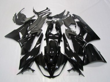 Glossy Black 2009-2012 Kawasaki ZX6R Motorcycle Fairing