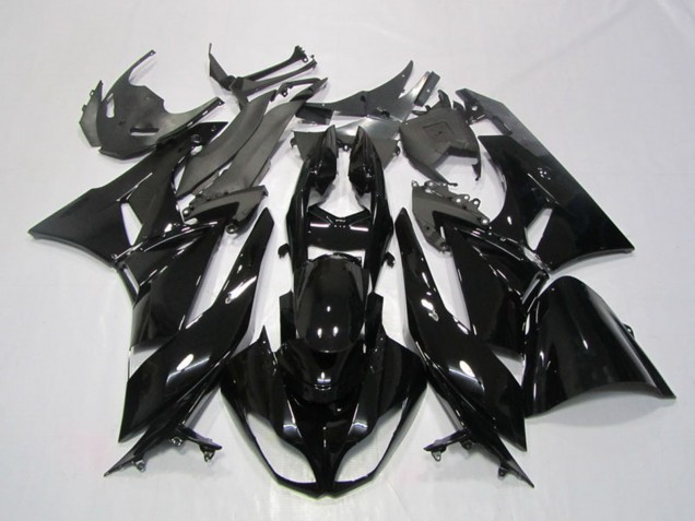 Glossy Black 2009-2012 Kawasaki ZX6R Motorcycle Fairing