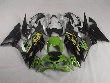 Green Yellow Silver Matte Black 2019-2022 Kawasaki ZX6R Motorcycle Fairings