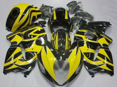 Yellow Black 1996-2007 Suzuki GSXR 1300 Motorcycle Fairings