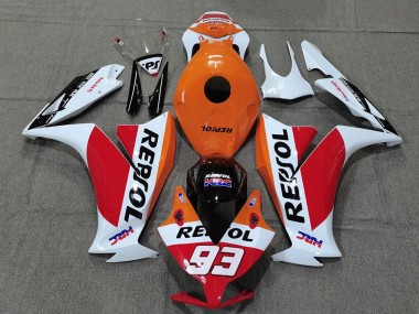 White Orange Red Glossy Black HRC Repsol 93 2012-2016 Honda CBR1000RR Motorcycle Fairings