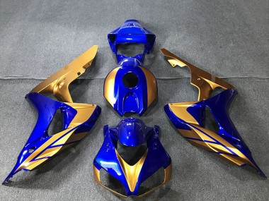 Gold Blue 2006-2007 Honda CBR1000RR Motorcycle Fairings