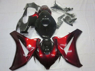 Candy Red Black 2008-2011 Honda CBR1000RR Motorcycle Fairings