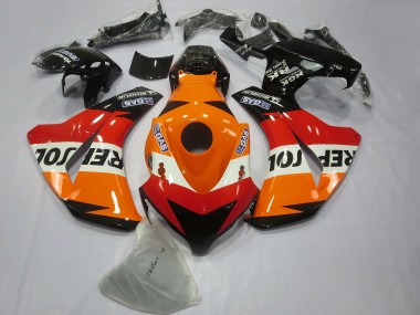 Orange White Red Glossy Black Repsol 2008-2011 Honda CBR1000RR Bike Fairings