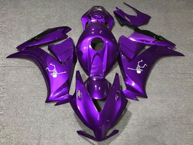 Deep Purple Glossy Black 2012-2016 Honda CBR1000RR Motorcycle Fairings