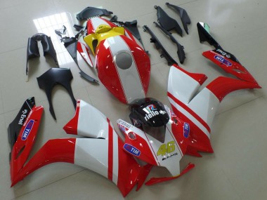 White Red Yellow Blue Ducati Style 2012-2016 Honda CBR1000RR Motorcycle Fairings