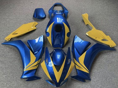 Blue Yellow 2012-2016 Honda CBR1000RR Motorcycle Fairings
