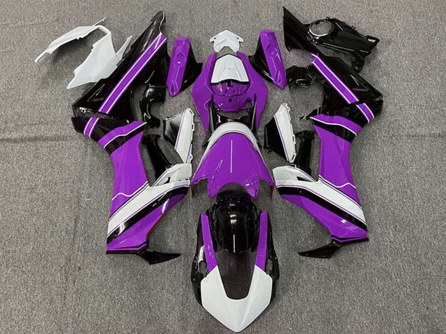 White Purple Glossy Black 2017-2023 Honda CBR1000RR Motorcycle Fairing