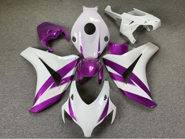 White Purple 2008-2011 Honda CBR1000RR Motorcycle Fairings