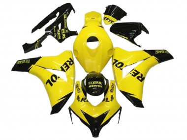 Yellow Black Glossy Repsol 2008-2011 Honda CBR1000RR Motorcycle Fairings