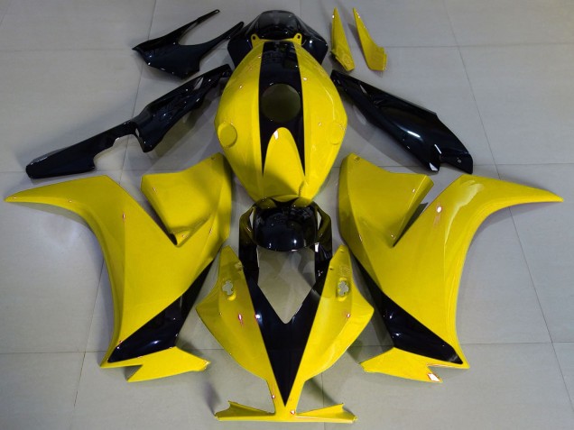 Yellow Glossy Black 2012-2016 Honda CBR1000RR Motorcycle Fairings