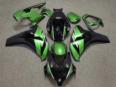 Green Glossy Black 2008-2011 Honda CBR1000RR Motorcycle Fairing