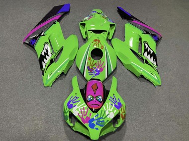 Green Purple Blue Black Shark 2004-2005 Honda CBR1000RR Motorcycle Fairings