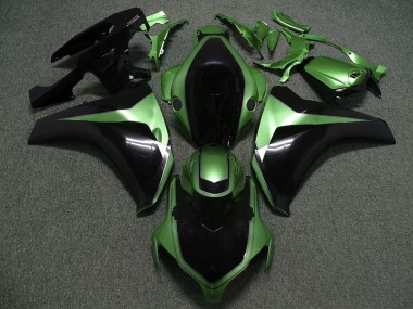Green Glossy Black Custom 2008-2011 Honda CBR1000RR Motorcycle Fairings