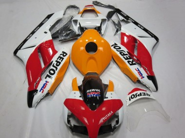 White Orange Red Glossy Black Repsol HRC 2004-2005 Honda CBR1000RR Motorcycle Fairing