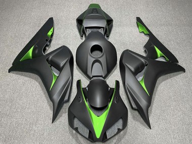 Matte Black Green 2006-2007 Honda CBR1000RR Motorcycle Fairings