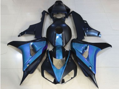 Light Blue Matte Dark Blue 2006-2007 Honda CBR1000RR Motorcycle Fairings
