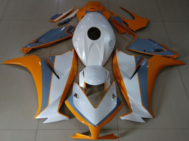 White Orange Grey 2012-2016 Honda CBR1000RR Motorcycle Fairings
