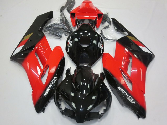 Red Glossy Black Mugen 2004-2005 Honda CBR1000RR Motorcycle Fairings