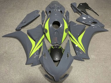 Nardo Grey Fluo Yellow Carbon Fiber 2012-2016 Honda CBR1000RR Motorcycle Fairings