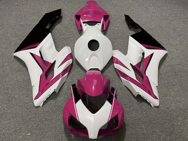 Pink White Glossy Black 2004-2005 Honda CBR1000RR Motorcycle Fairings