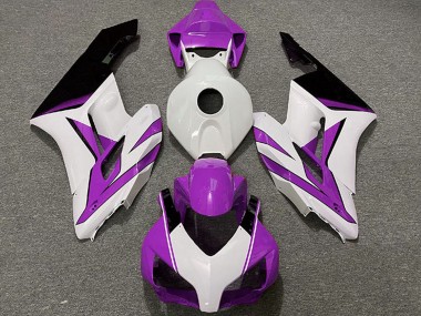 White Purple Glossy Black 2004-2005 Honda CBR1000RR Motorcycle Fairings