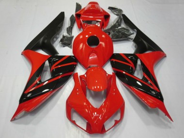 Red Glossy Black Matte Black 2006-2007 Honda CBR1000RR Motorcycle Fairings