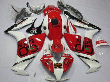 White Red Go&Fun 2012-2016 Honda CBR1000RR Motorcycle Fairings