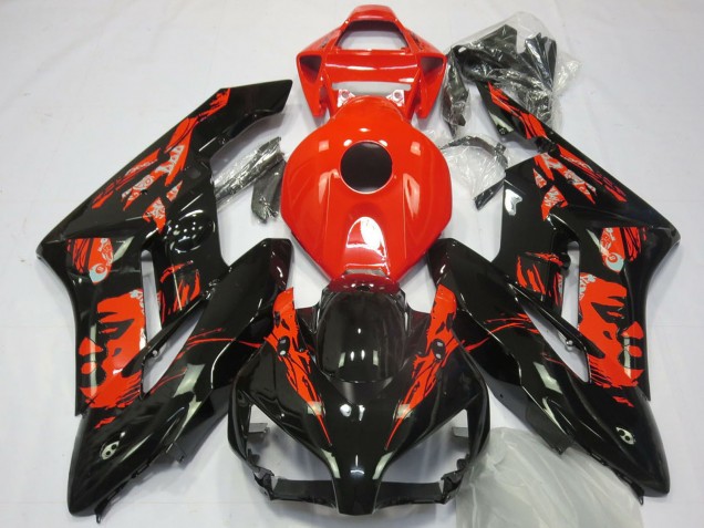 Red Glossy Black Le Mis 2004-2005 Honda CBR1000RR Motorcycle Fairings