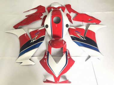 White Red Blue 2012-2016 Honda CBR1000RR Motorcycle Fairing