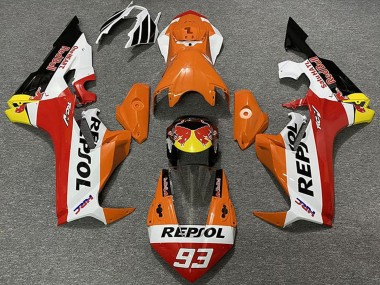 Orange White Yellow Red Glossy Black Red Bull Repsol 93 2017-2023 Honda CBR1000RR Motorcycle Fairings