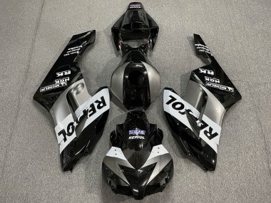 Silver White Glossy Black Repsol 2004-2005 Honda CBR1000RR Motorcycle Fairings