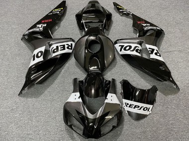 Grey White Glossy Black Repsol 2006-2007 Honda CBR1000RR Motorcycle Fairings