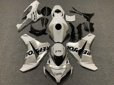 White Silver Black Repsol 2008-2011 Honda CBR1000RR Motorcycle Fairings