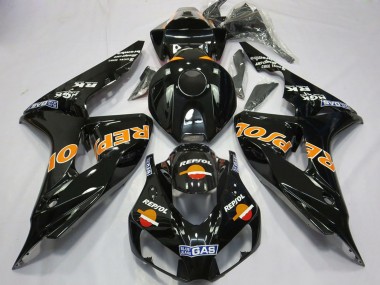 Glossy Orange Repsol 2006-2007 Honda CBR1000RR Motorcycle Fairings