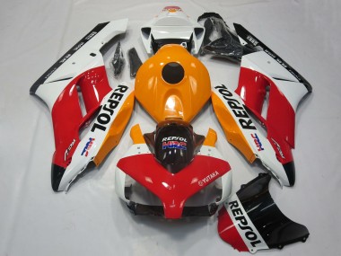 White Orange Red Glossy Black Repsol HRC 2004-2005 Honda CBR1000RR Motorcycle Fairings