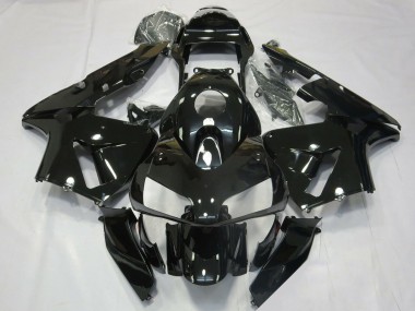 Glossy Black 2003-2004 Honda CBR600RR Motorcycle Fairings
