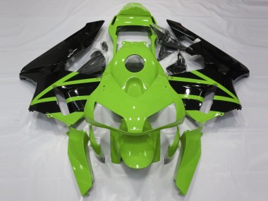 Green Glossy Black 2003-2004 Honda CBR600RR Motorcycle Fairing Kits