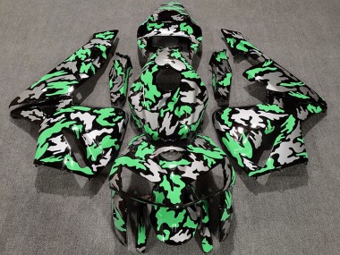 Camouflage Light Green 2005-2006 Honda CBR600RR Motorcycle Fairings