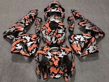 Camouflage Light Orange 2005-2006 Honda CBR600RR Motorcycle Fairings