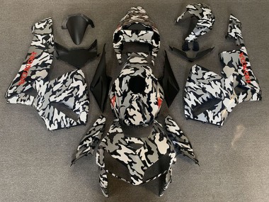 Camouflage Red Decals 2005-2006 Honda CBR600RR Motorcycle Fairings