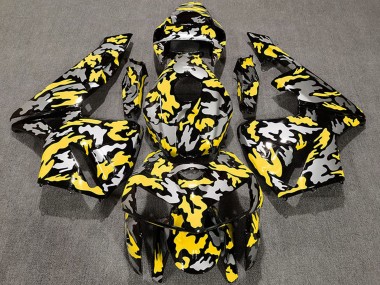 Camouflage Yellow 2005-2006 Honda CBR600RR Motorcycle Fairings