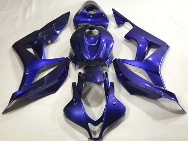 Blue 2007-2008 Honda CBR600RR Motorcycle Fairings