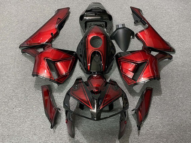 Deep Candy Red 2005-2006 Honda CBR600RR Motorcycle Fairings