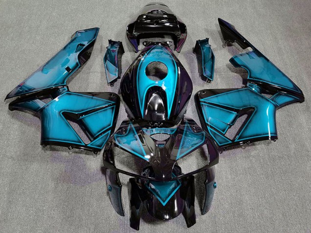 Deep Light Blue 2005-2006 Honda CBR600RR Motorcycle Fairings