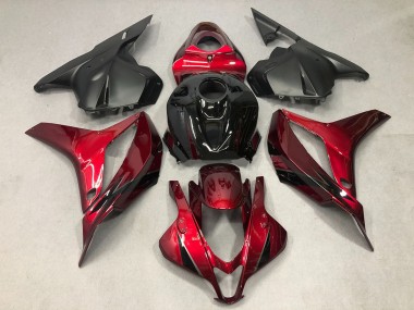 Red Glossy Black OEM Style 2009-2012 Honda CBR600RR Motorcycle Fairing