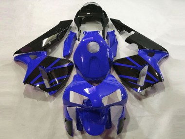 Blue Glossy Black OEM Style 2003-2004 Honda CBR600RR Motorcycle Fairings
