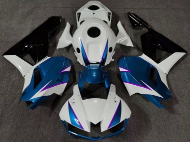 White Blue Glossy Black 2013-2023 Honda CBR600RR Motorcycle Fairing